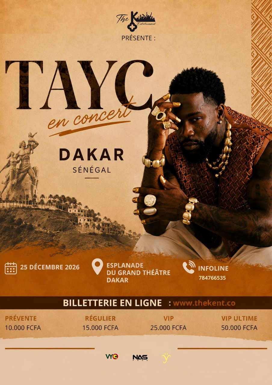 TAYC EN CONCERT AU SÉNÉGAL